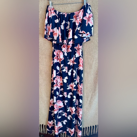 Vigvog Boho Off Shoulder Dress Size Small - Picture 9 of 16